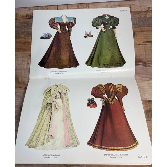 Antique Fashion Paper Dolls Of The 1890s Book From Boston Childrens Museum Colle - Picture 5 of 5
